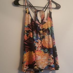 Flowy floral tank